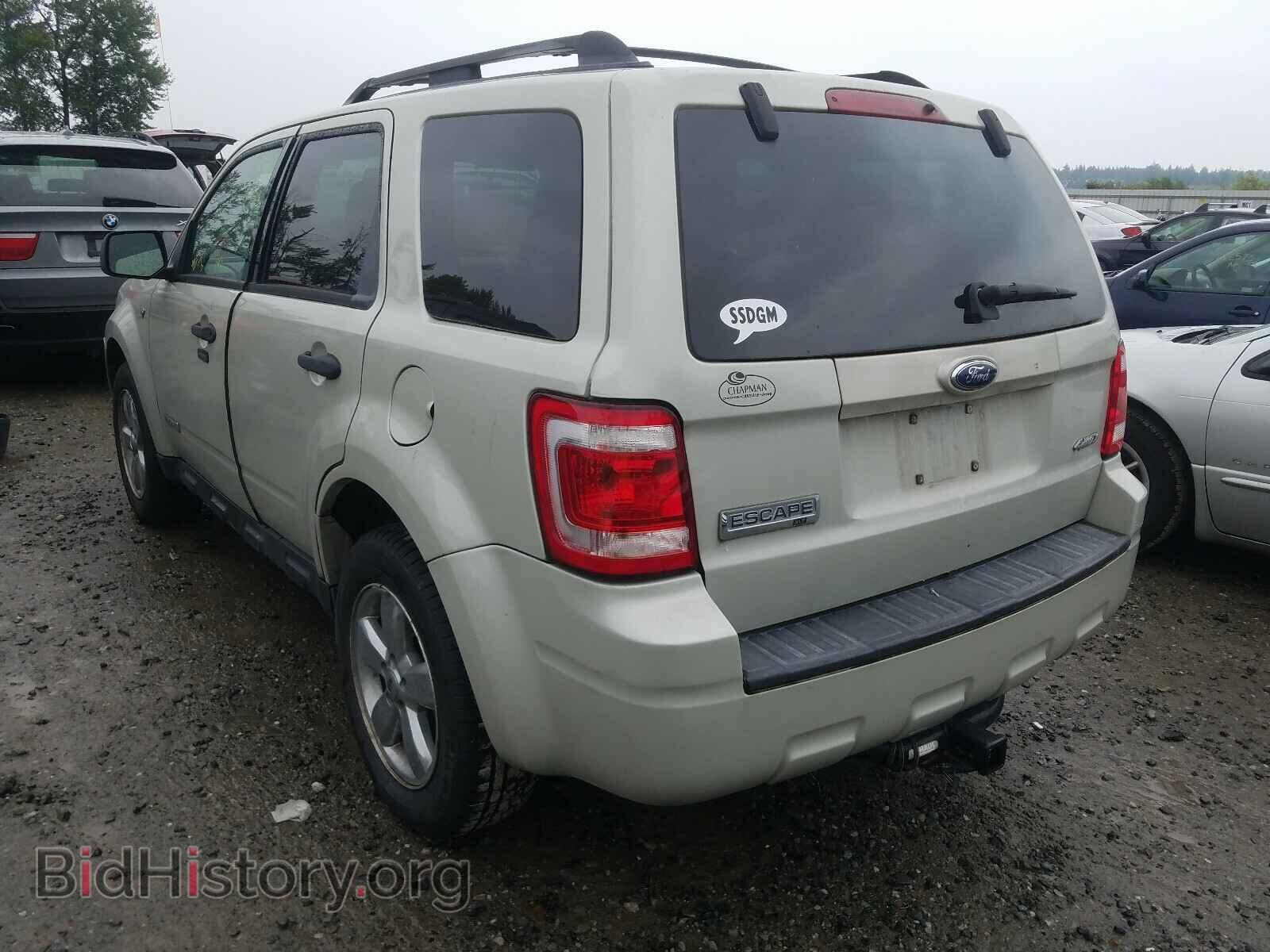 2008 FORD ESCAPE - VIN: 1FMCU93188KD85510 - Фото 3
