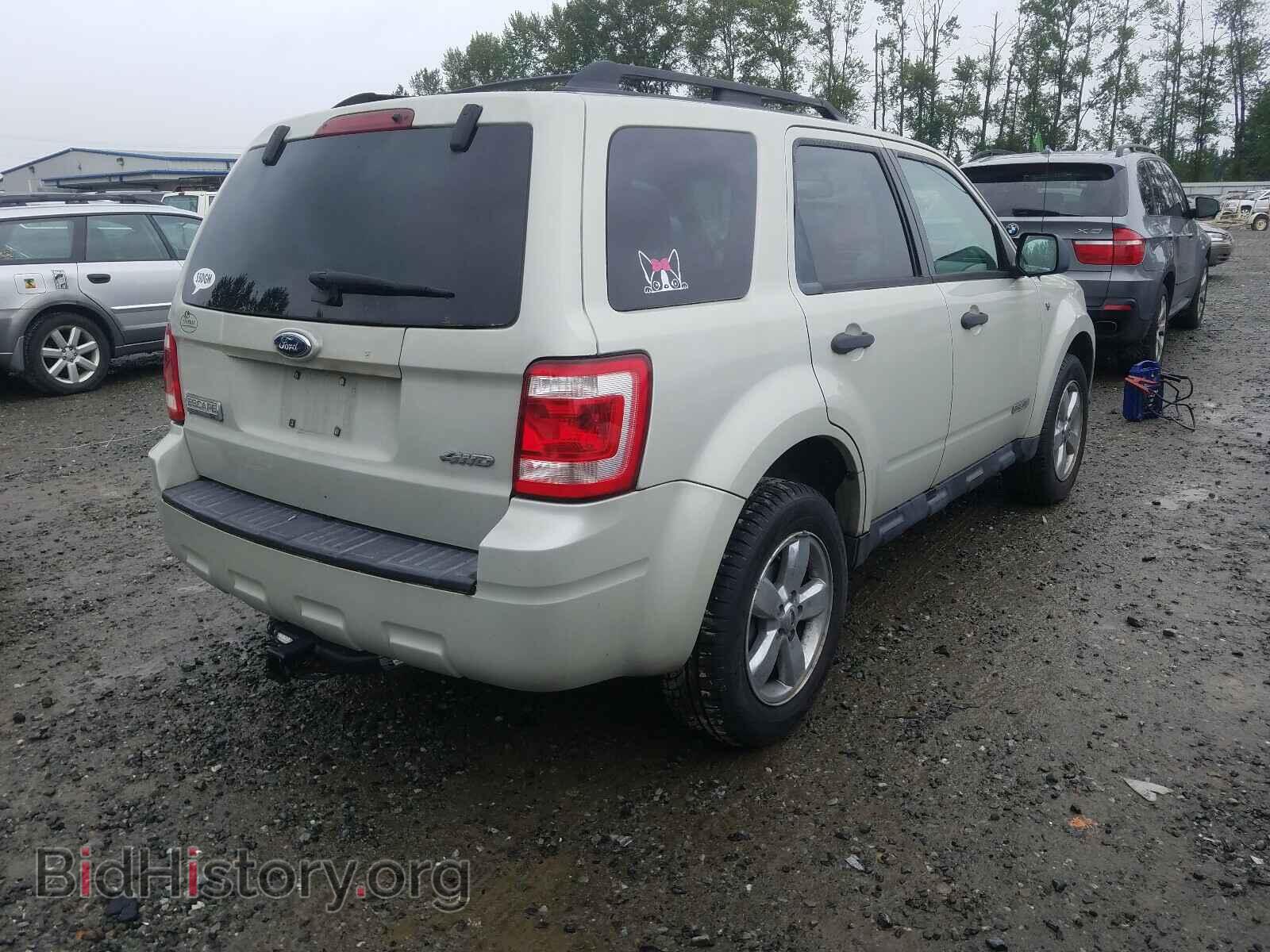2008 FORD ESCAPE - VIN: 1FMCU93188KD85510 - Фото 4