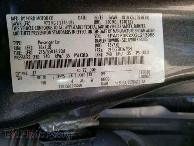 2016 FORD FOCUS - VIN: 1FADP3K2XGL213968 - Photo 10