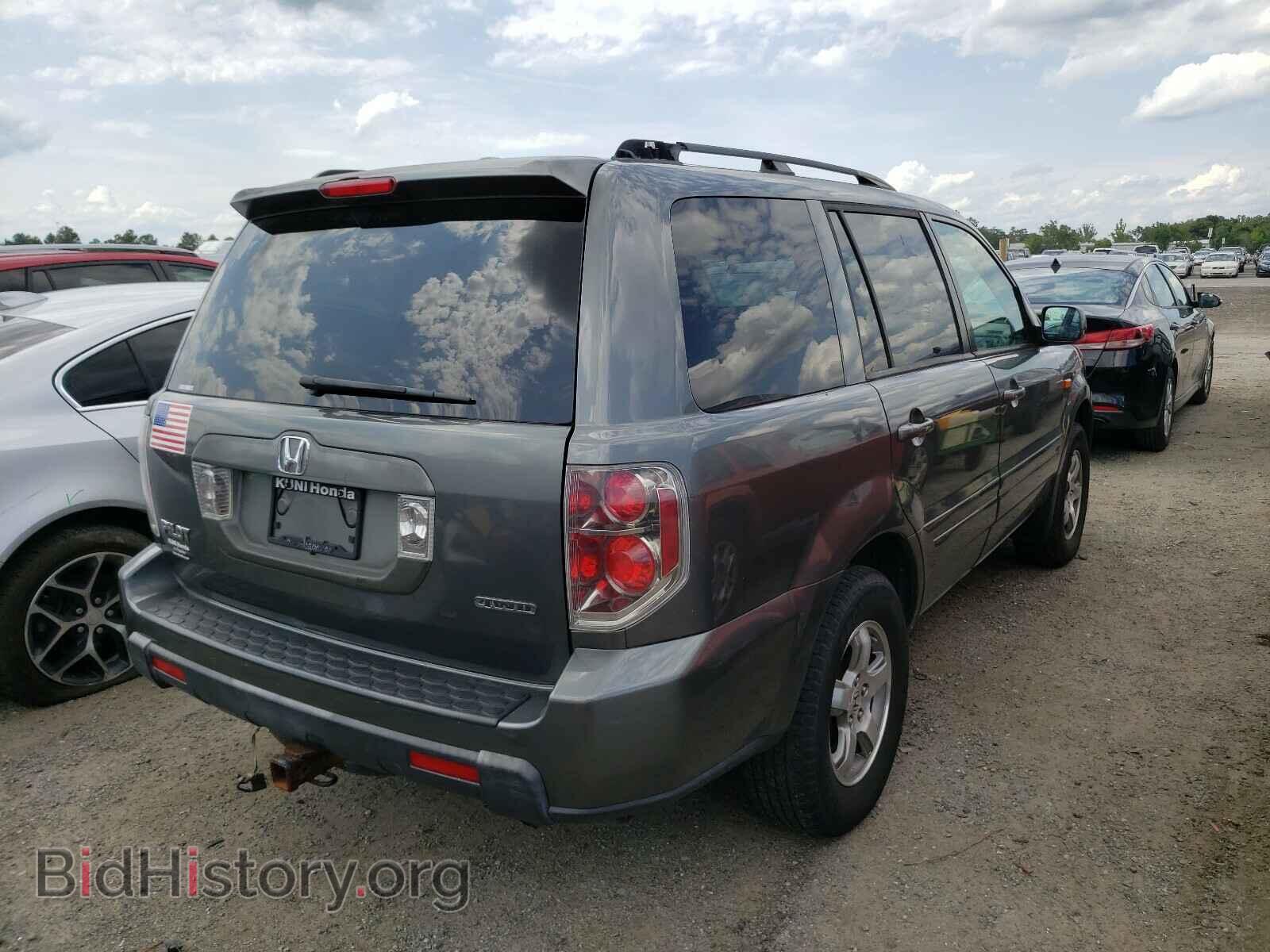 2007 HONDA PILOT - VIN: 2HKYF18537H500142 - Фото 4