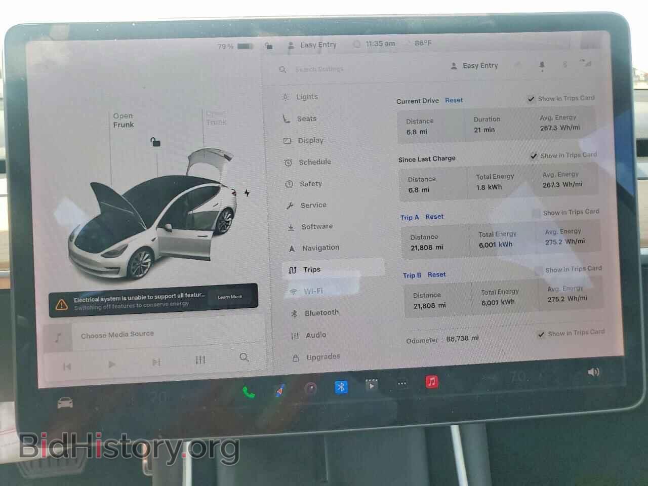 2019 TESLA MODEL 3 - VIN: 5YJ3E1EB9KF481532 - Photo 9