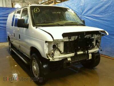 2008 Ford ECONOLINE, white — VIN 1FTNE24W68DA83648, Copart