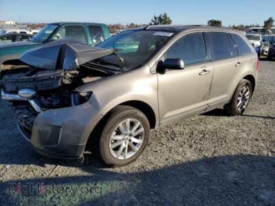 2014 Ford EDGE SEL, gray — VIN 2FMDK3JC2EBB76152, Copart