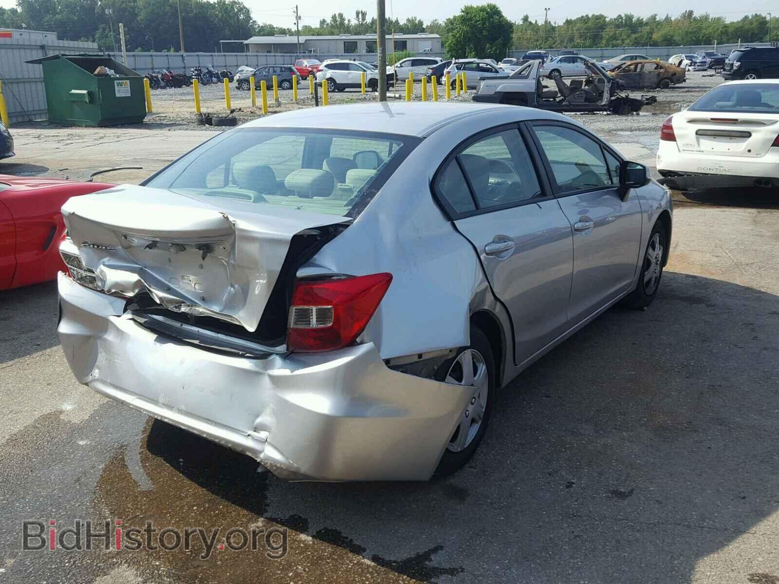 2012 HONDA CIVIC LX - VIN: 19XFB2F59CE058316 - Фото 4