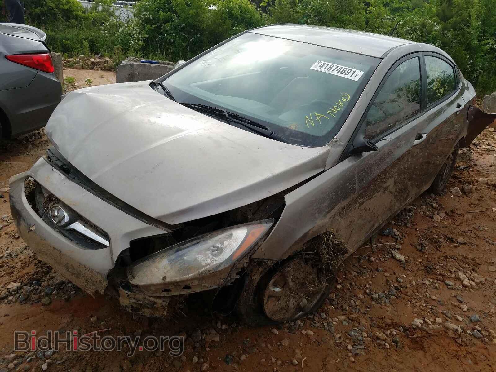 2014 HYUNDAI ACCENT - VIN: KMHCT4AE9EU636112 - Фото 2