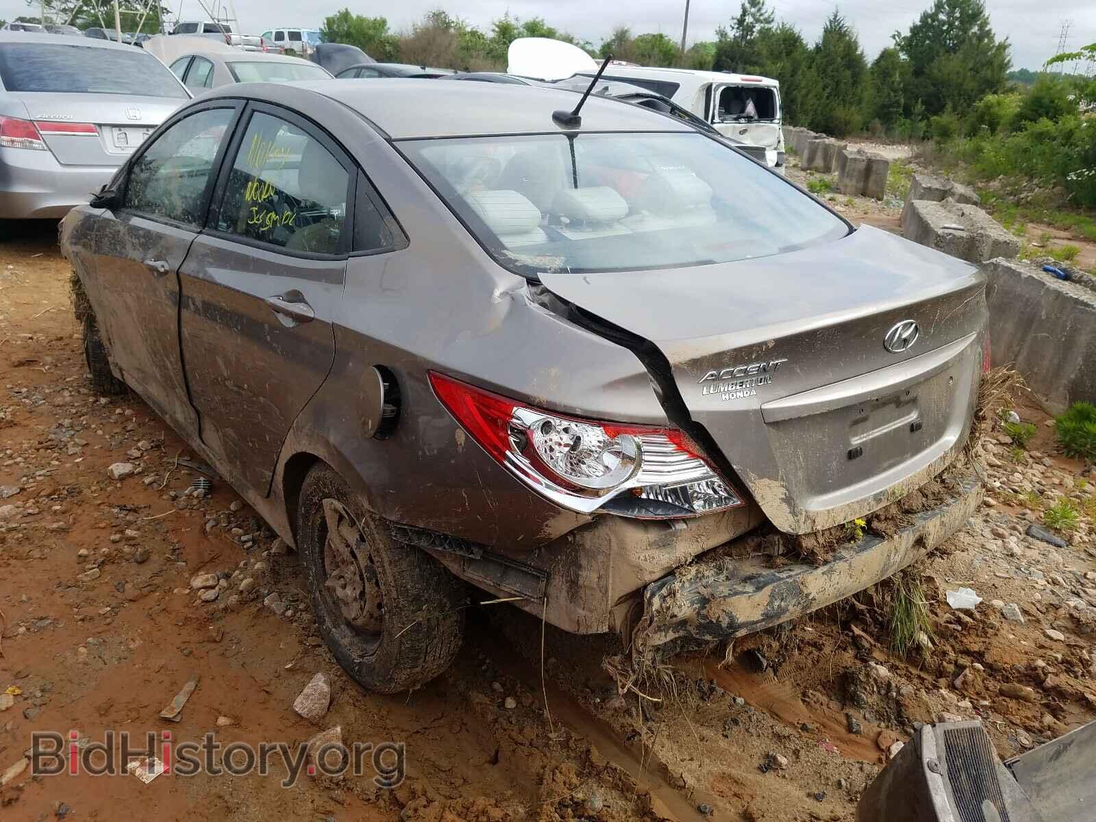 2014 HYUNDAI ACCENT - VIN: KMHCT4AE9EU636112 - Фото 3