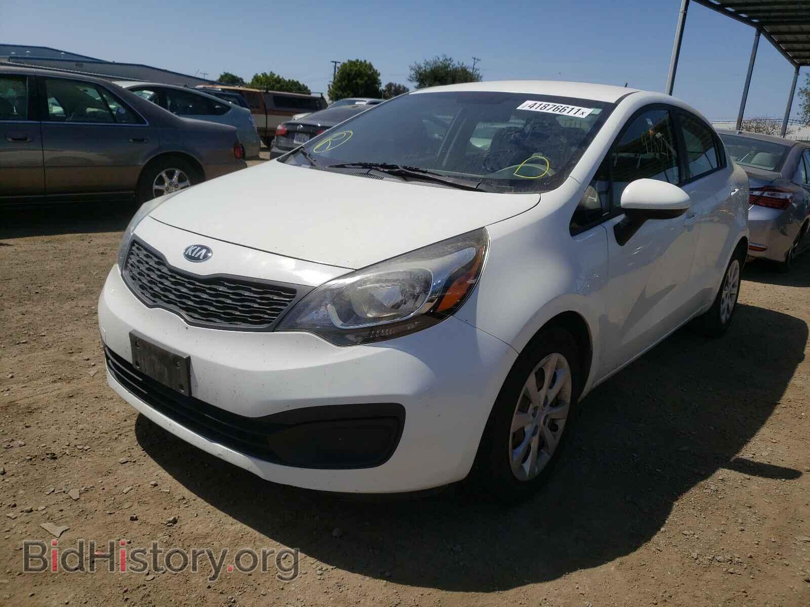 2014 KIA RIO - VIN: KNADM4A37E6334792 - Фото 2