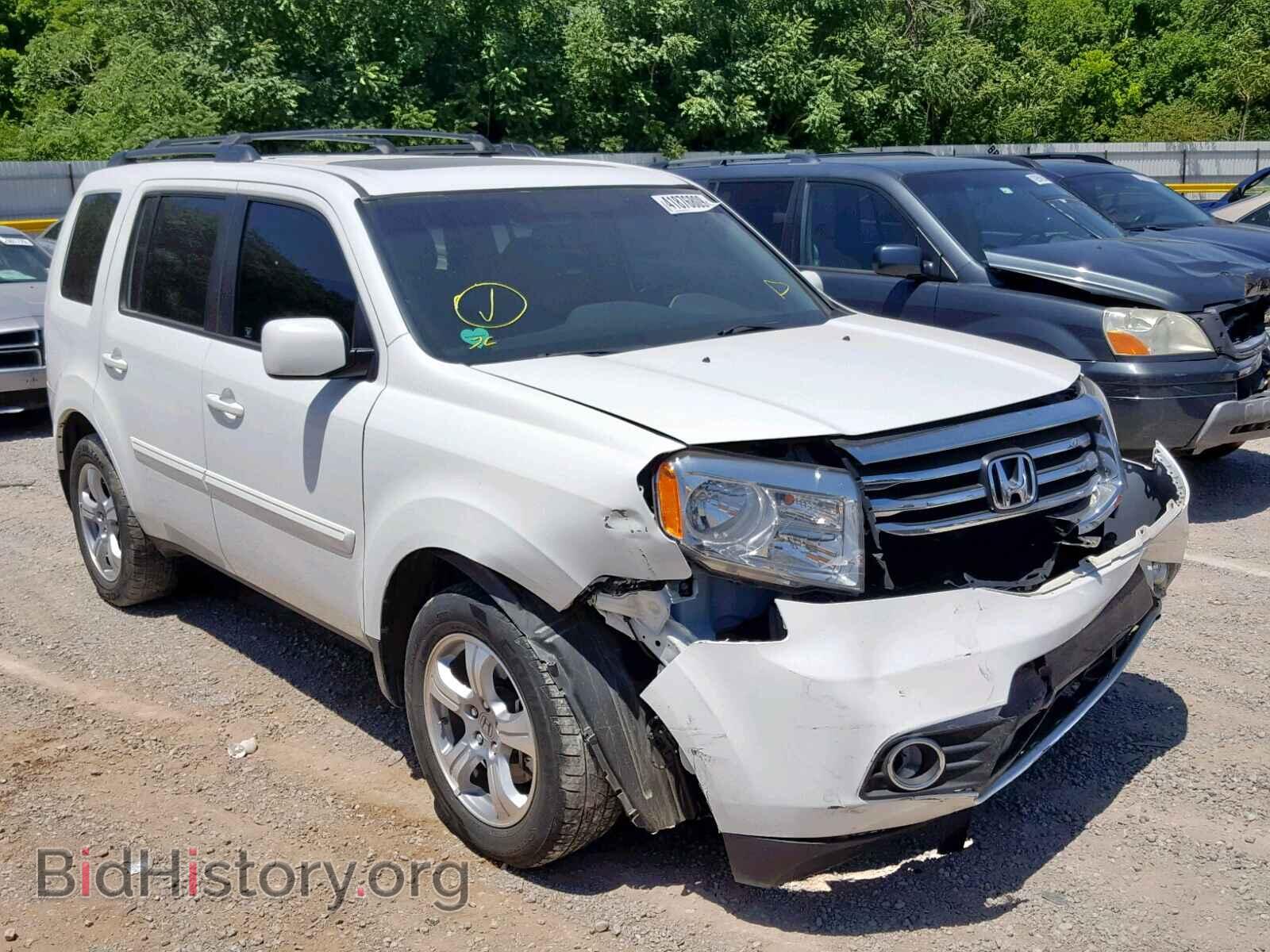 Photo 5FNYF3H52CB038340 - HONDA PILOT EXL 2012