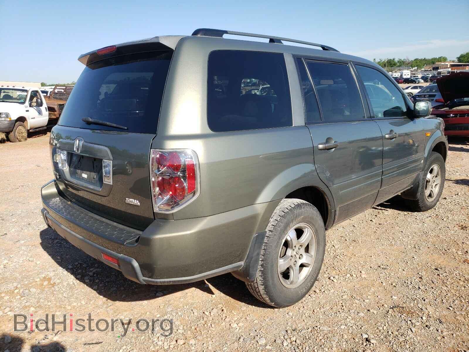 2007 HONDA PILOT - VIN: 5FNYF28467B041670 - Фото 4