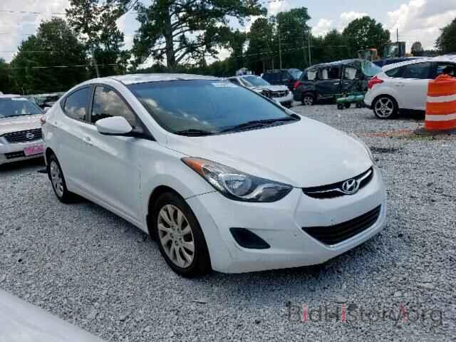 Photo 5NPDH4AE3CH096516 - HYUNDAI ELANTRA 2012