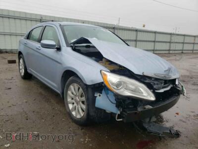 2013 Chrysler 200 200 Tourin, синий — VIN 1C3CCBBB2DN539604, Copart