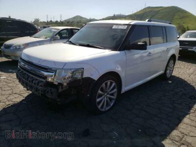 2014 Ford FLEX Flex SEL, white — VIN 2FMGK5C86EBD13000, Copart