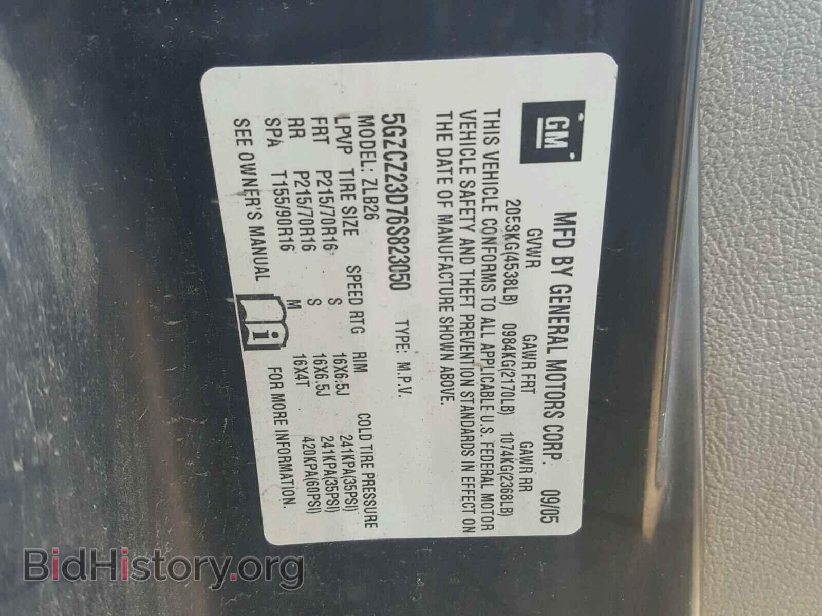 2006 SATURN VUE - VIN: 5GZCZ23D76S823050 - Фото 10