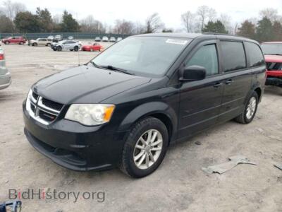2014 Dodge CARAVAN Grand Cara, черный — VIN 2C4RDGCG7ER209696, Copart