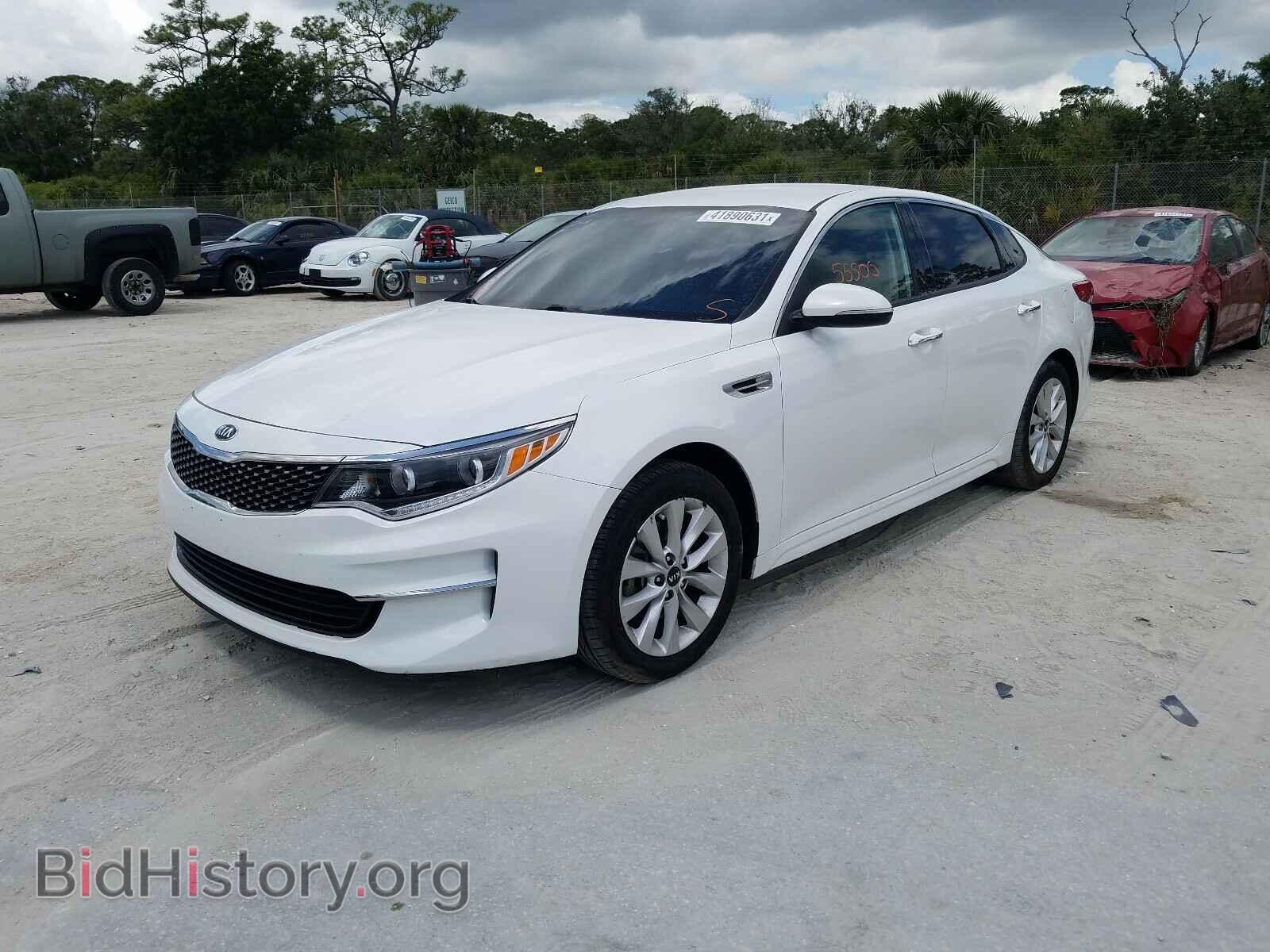 2016 KIA OPTIMA - VIN: 5XXGU4L31GG066954 - Фото 2