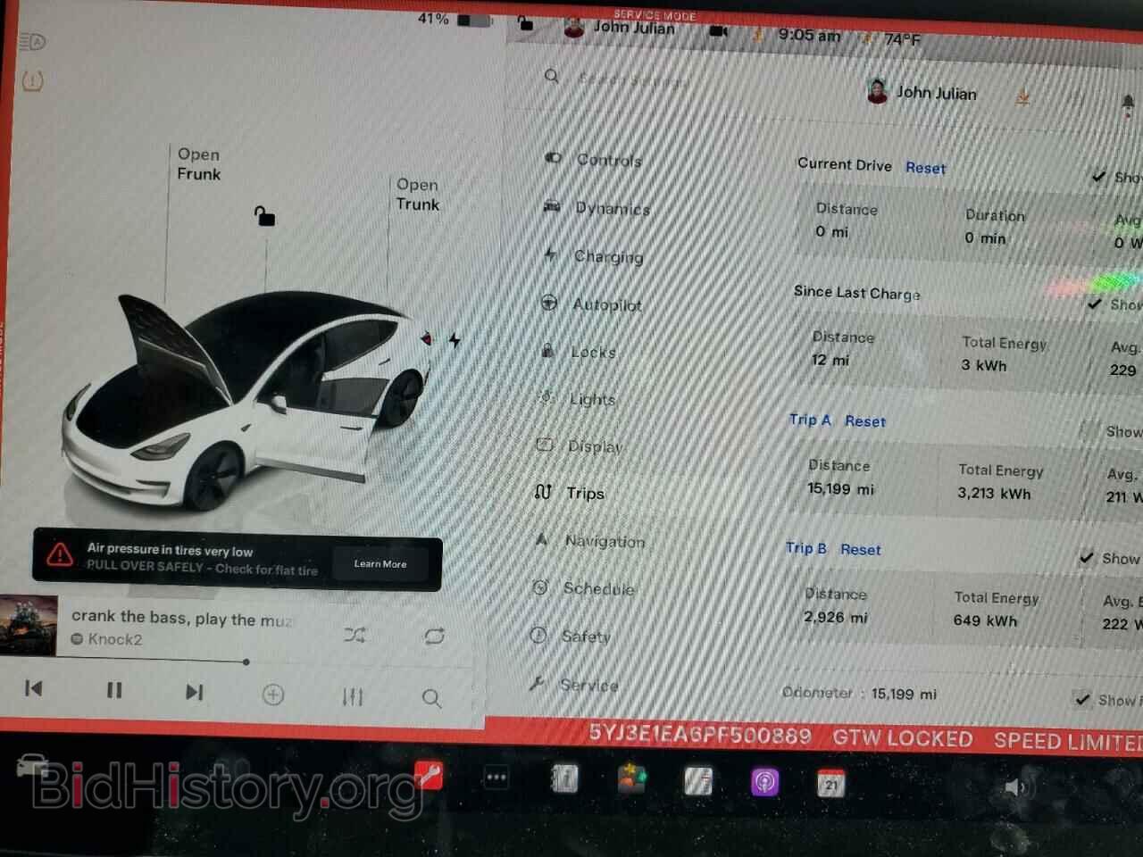 2023 TESLA MODEL 3 - VIN: 5YJ3E1EA6PF500889 - Photo 9