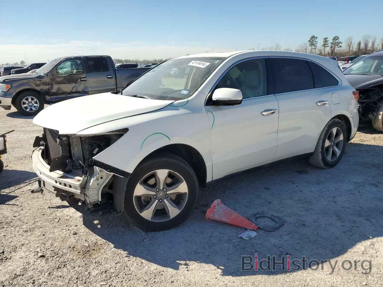 Фотография 5FRYD3H27GB022005 - ACURA MDX 2016