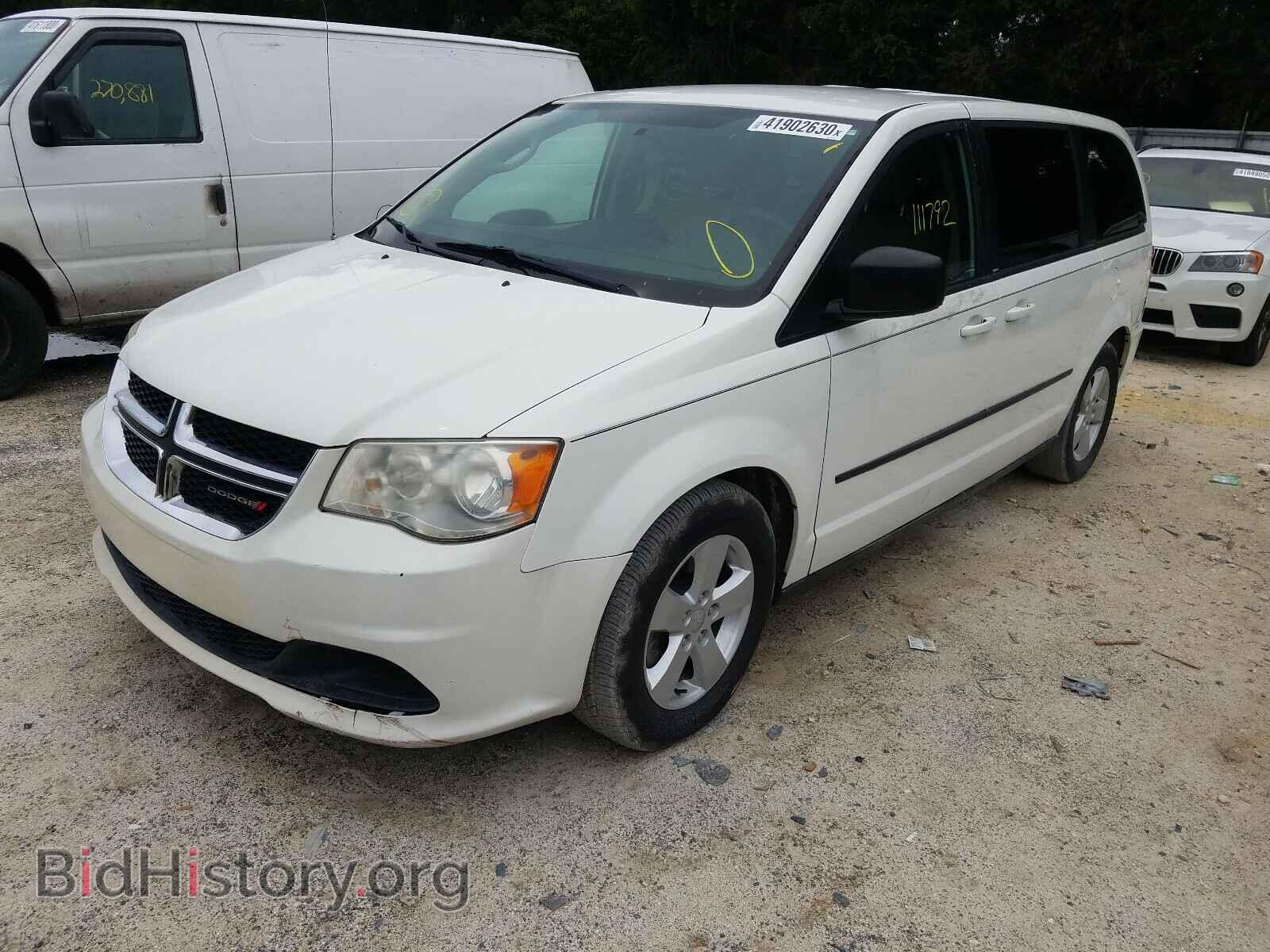 2013 DODGE CARAVAN - VIN: 2C4RDGBG0DR786943 - Фото 2