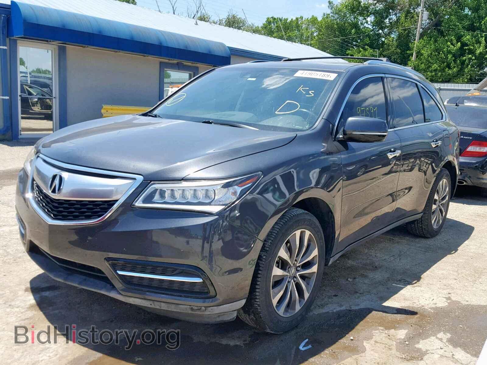 2014 ACURA MDX - VIN: 5FRYD4H65EB024700 - Фото 2