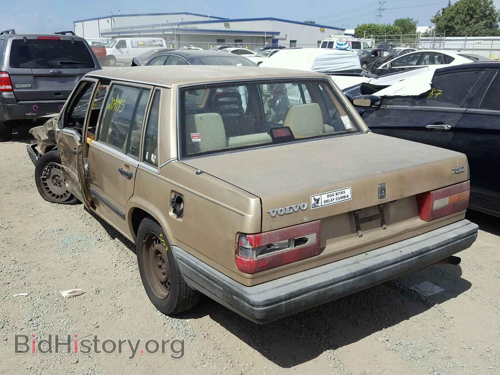 1990 VOLVO 740 - VIN: YV1FA8845L2424192 - Фото 3