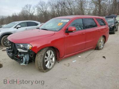 2012 Dodge DURANGO R/T, бордовый — VIN 1C4SDJCTXCC301614, Copart
