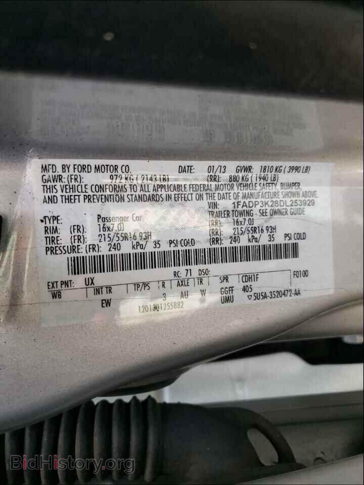 2013 FORD FOCUS - VIN: 1FADP3K28DL253929 - Photo 10