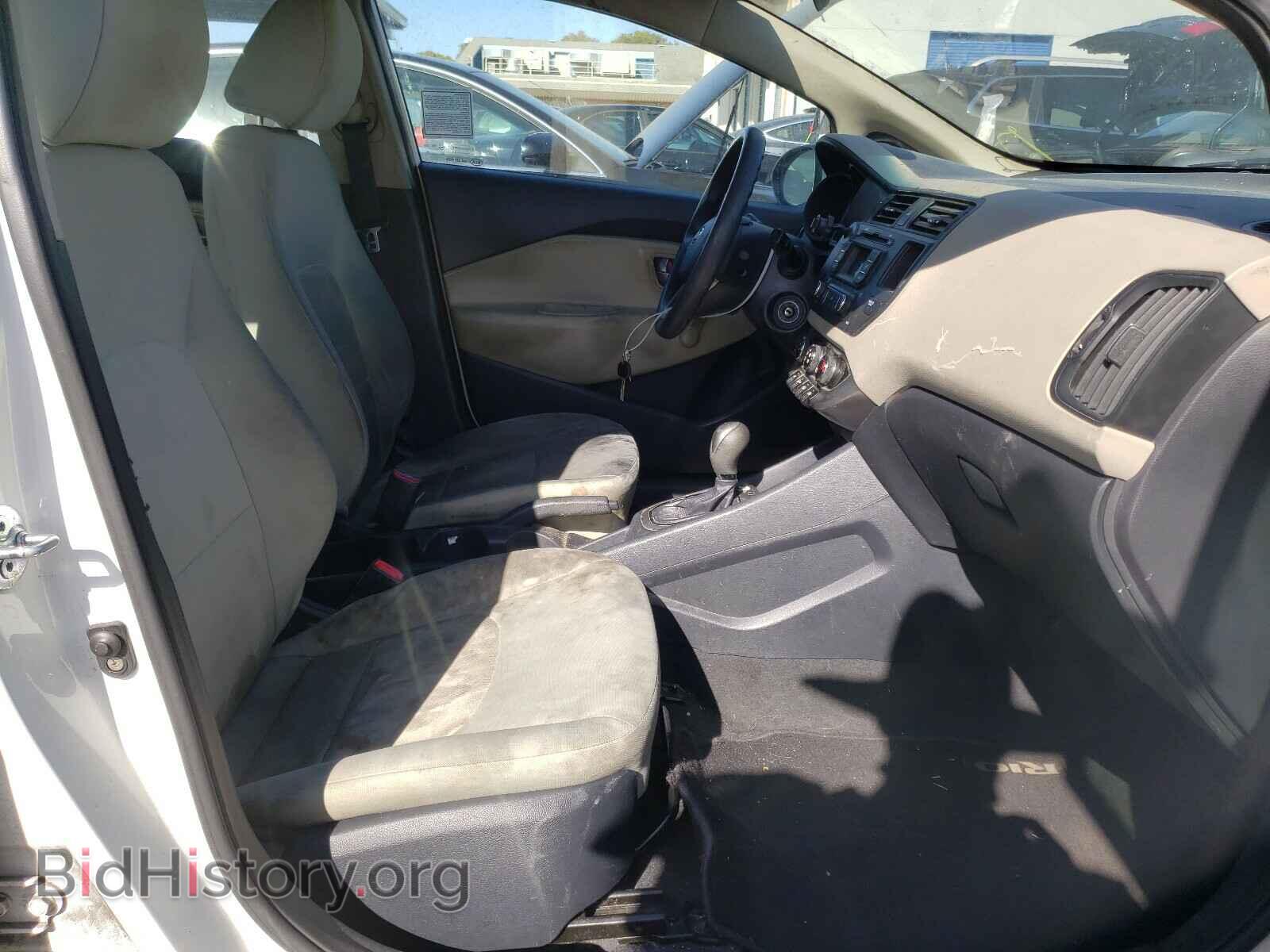 2012 KIA RIO - VIN: KNADM4A38C6090454 - Фото 5