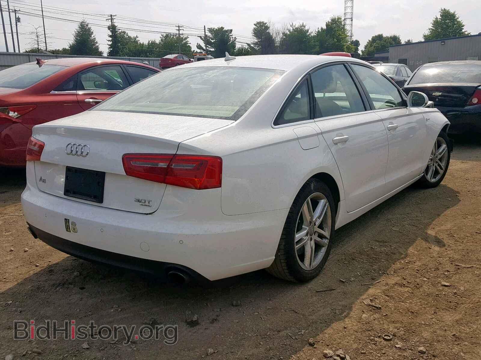 2012 AUDI A6 - VIN: WAUGGAFC7CN088518 - Фото 4