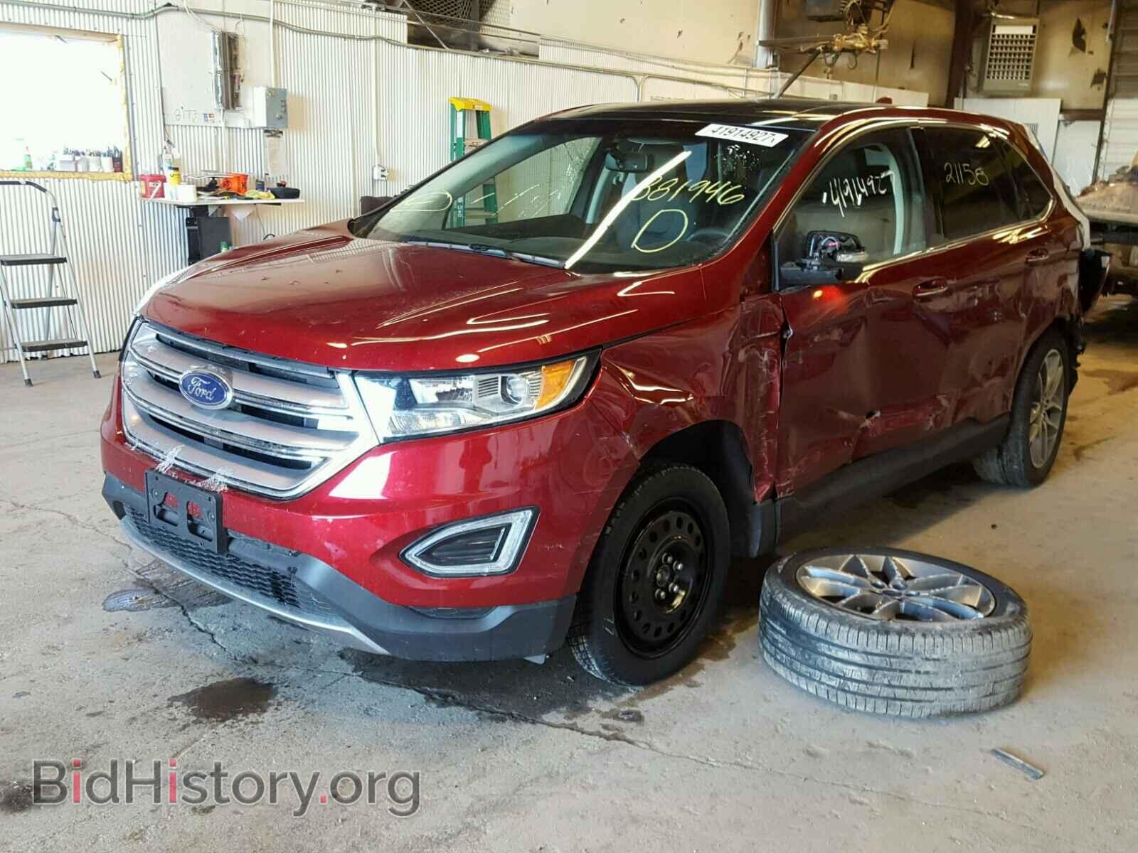 2016 FORD EDGE - VIN: 2FMPK3K95GBB81946 - Фото 2