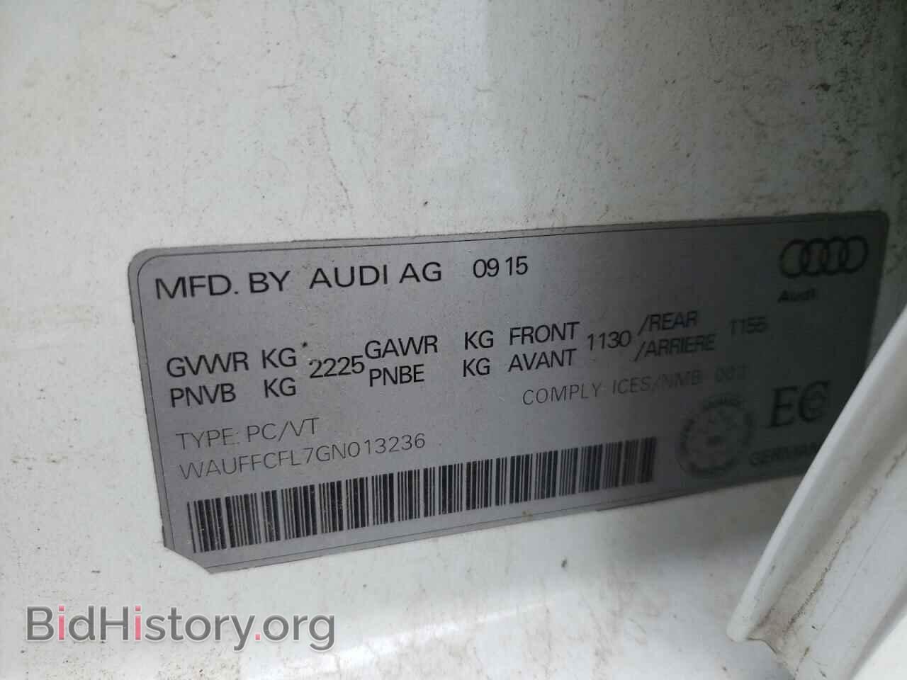 2016 AUDI A4 - VIN: WAUFFCFL7GN013236 - Photo 10