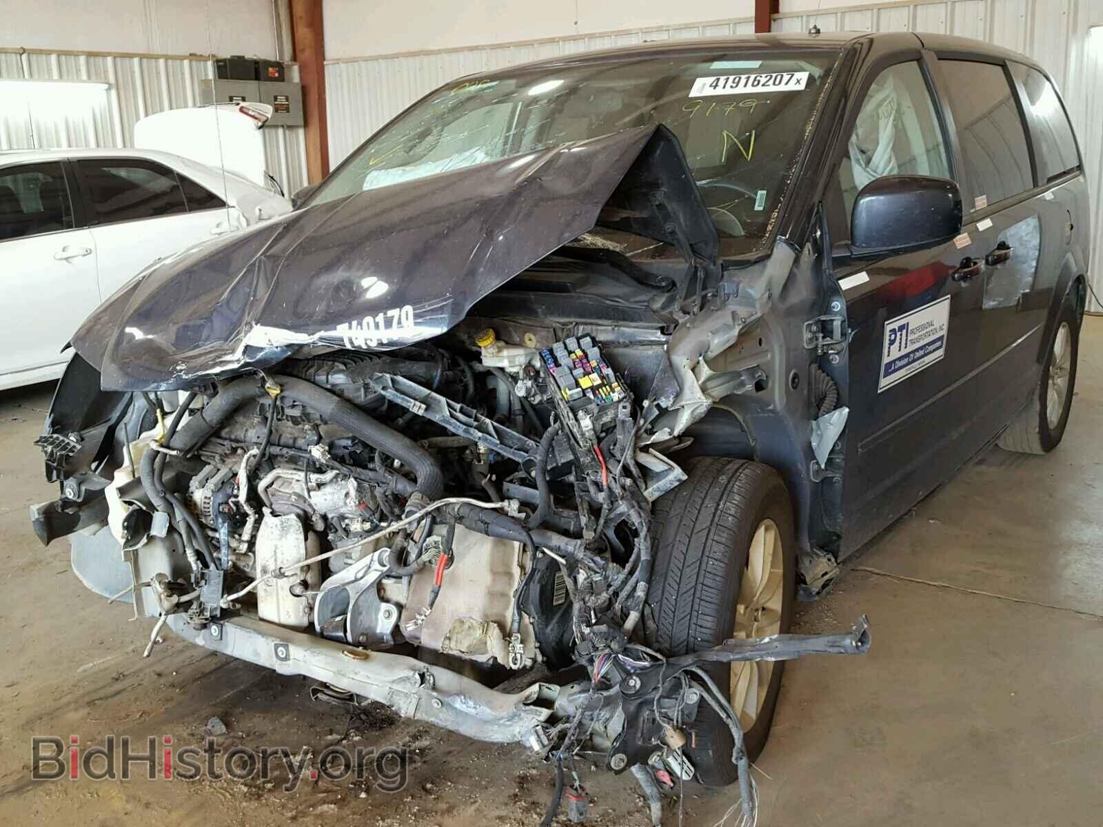 2013 DODGE CARAVAN - VIN: 2C4RDGCG4DR749179 - Фото 2