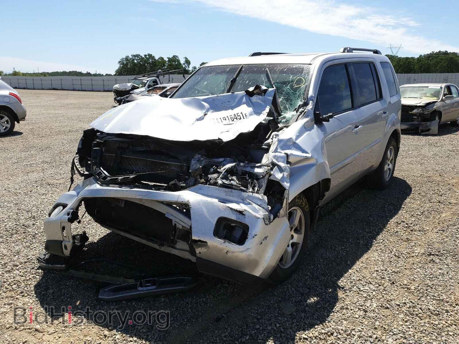 2011 HONDA PILOT - VIN: 5FNYF4H54BB047450 - Фото 2
