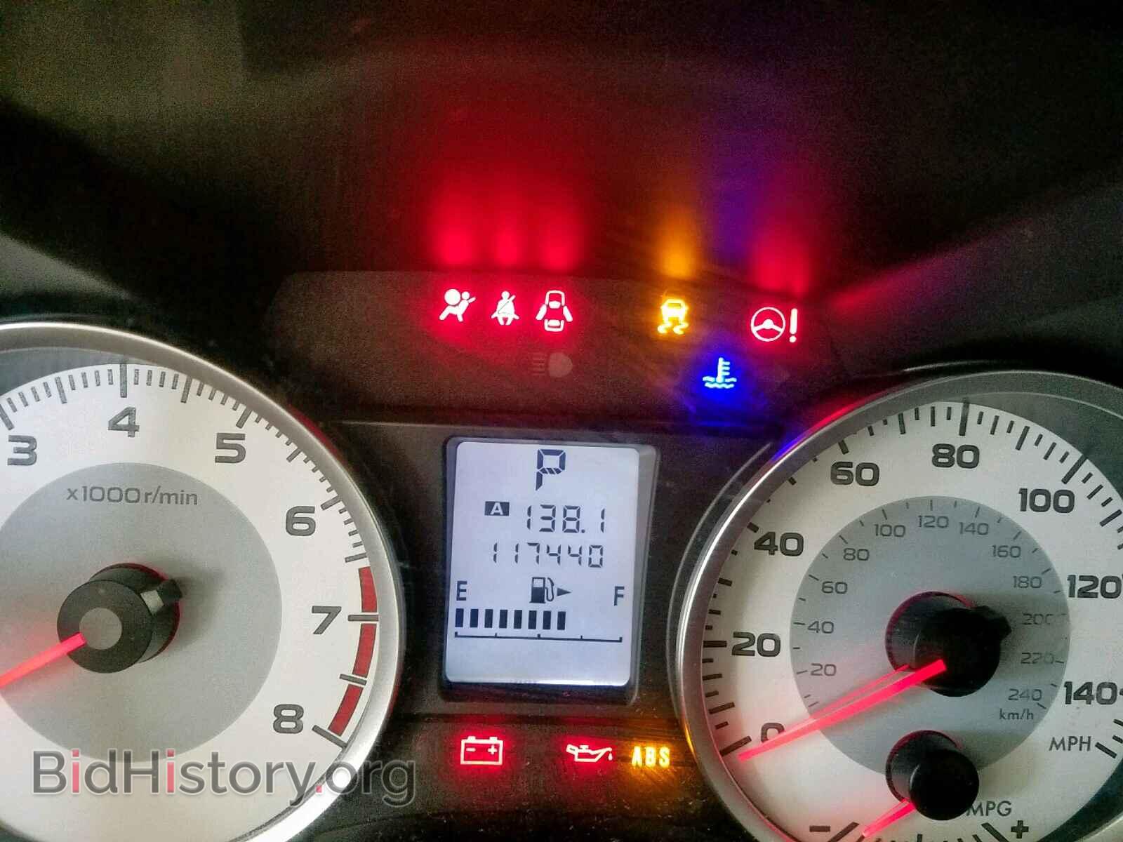2012 SUBARU IMPREZA - VIN: JF1GPAA65CH237534 - Фото 8
