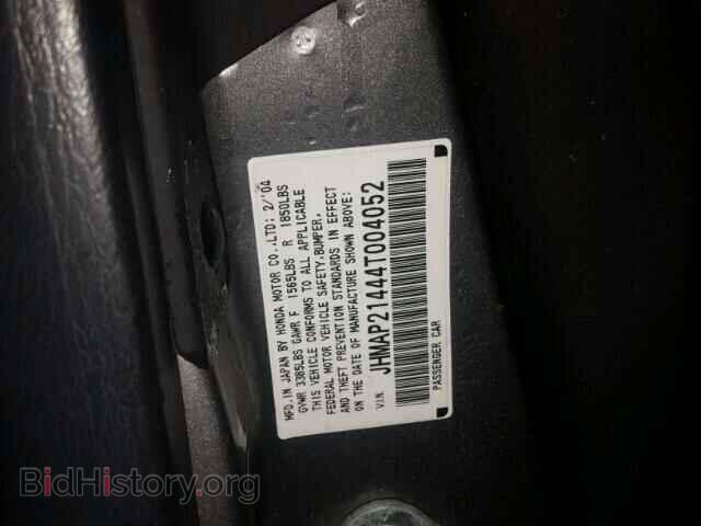2004 HONDA S2000 - VIN: JHMAP21444T004052 - Фото 10