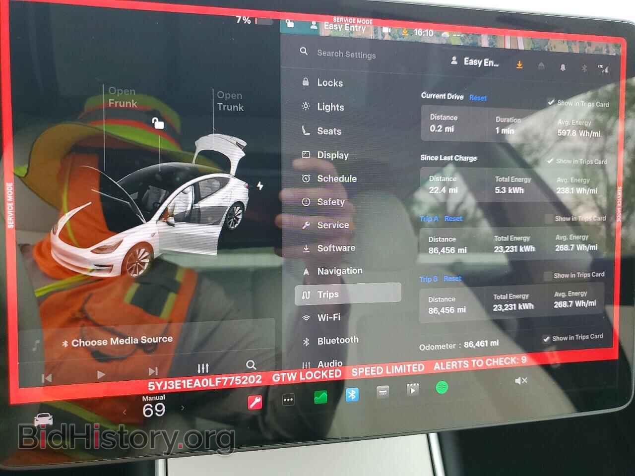 2020 TESLA MODEL 3 - VIN: 5YJ3E1EA0LF775202 - Photo 9