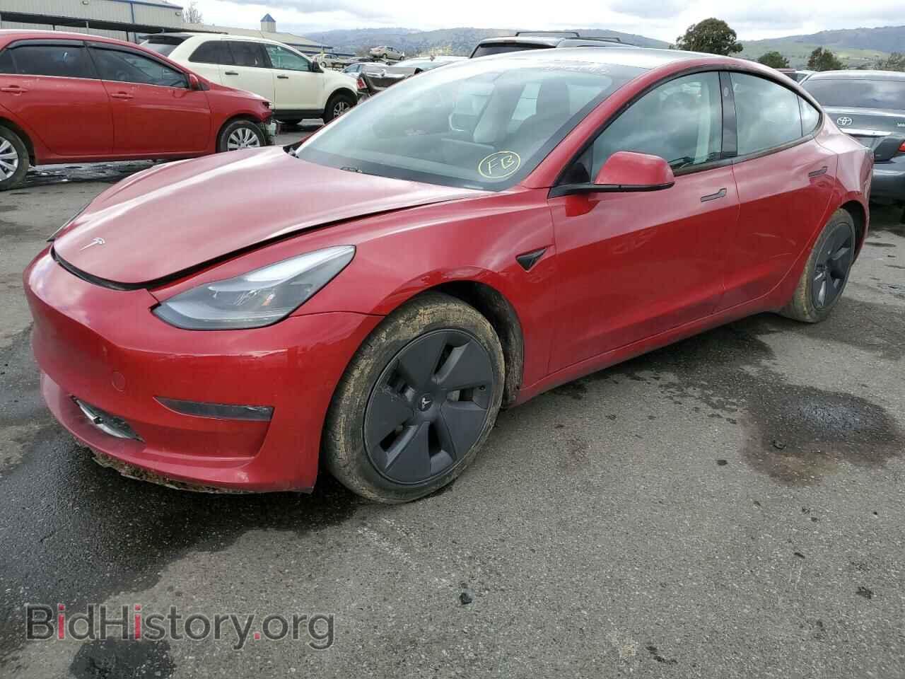 Фотография 5YJ3E1EB0MF063945 - TESLA MODEL 3 2021