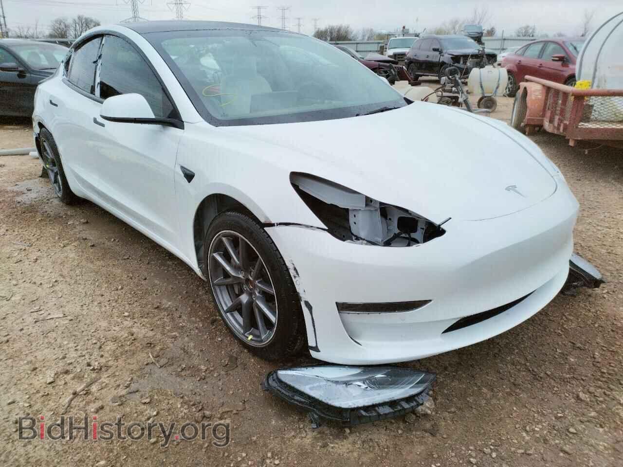 Photo 5YJ3E1EA1MF092037 - TESLA MODEL 3 2021