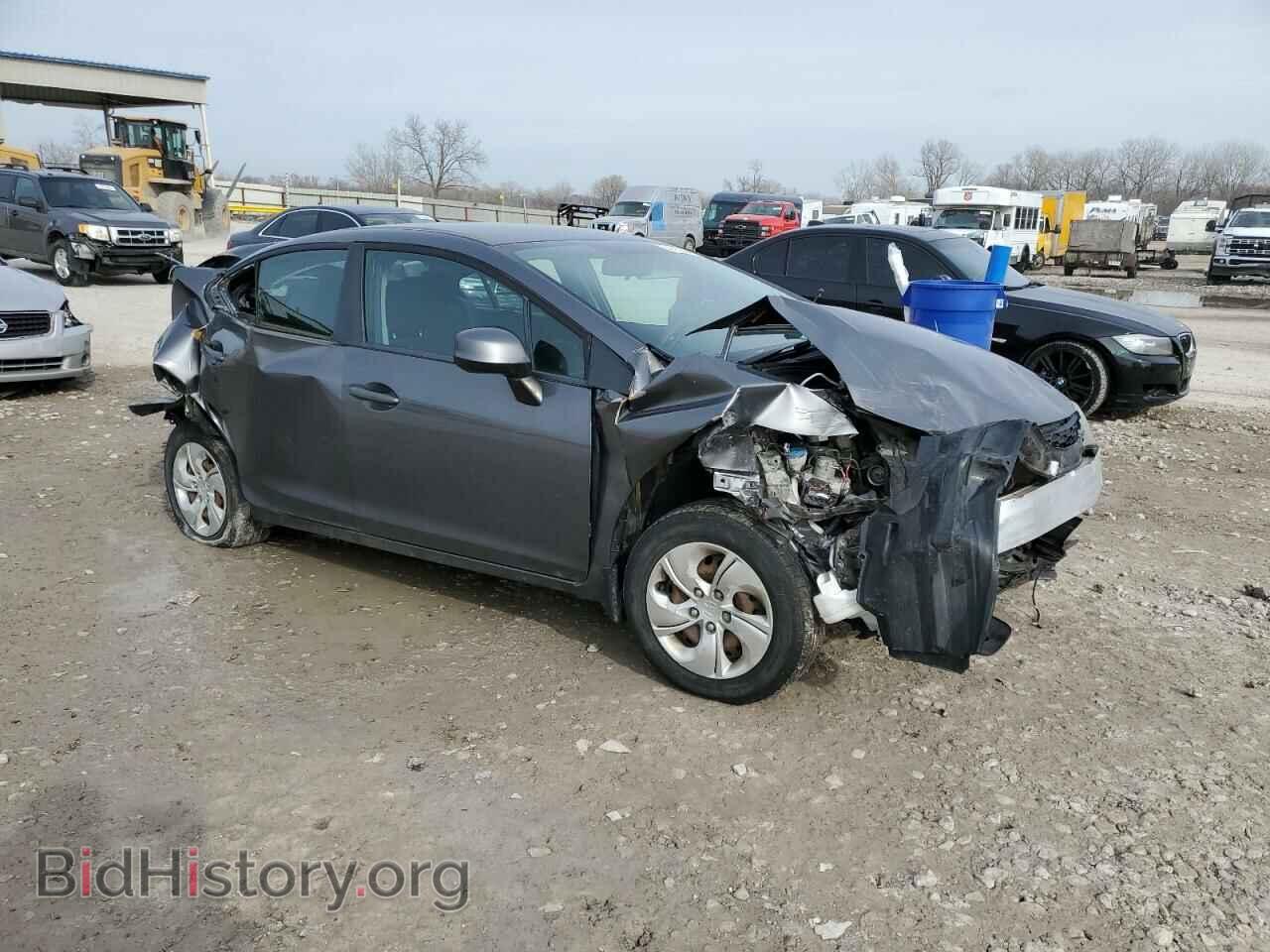 2013 HONDA CIVIC - VIN: 19XFB2F57DE095026 - Фото 4