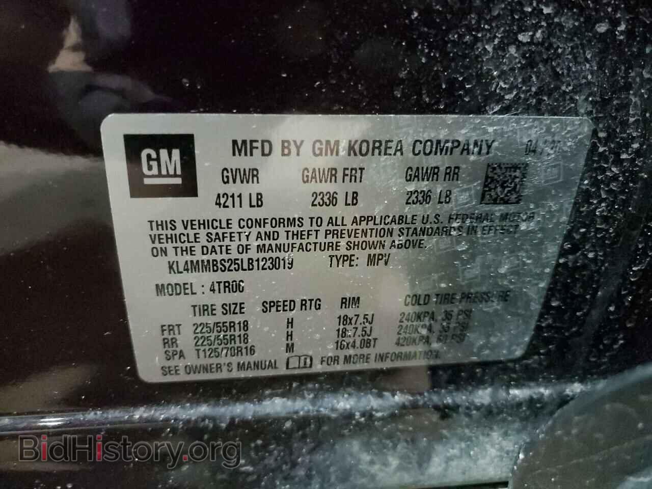 2020 BUICK ENCORE - VIN: KL4MMBS25LB123019 - Photo 13