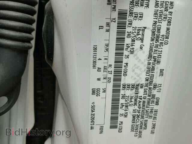2012 FORD FOCUS - VIN: 1FAHP3F26CL309313 - Фото 10