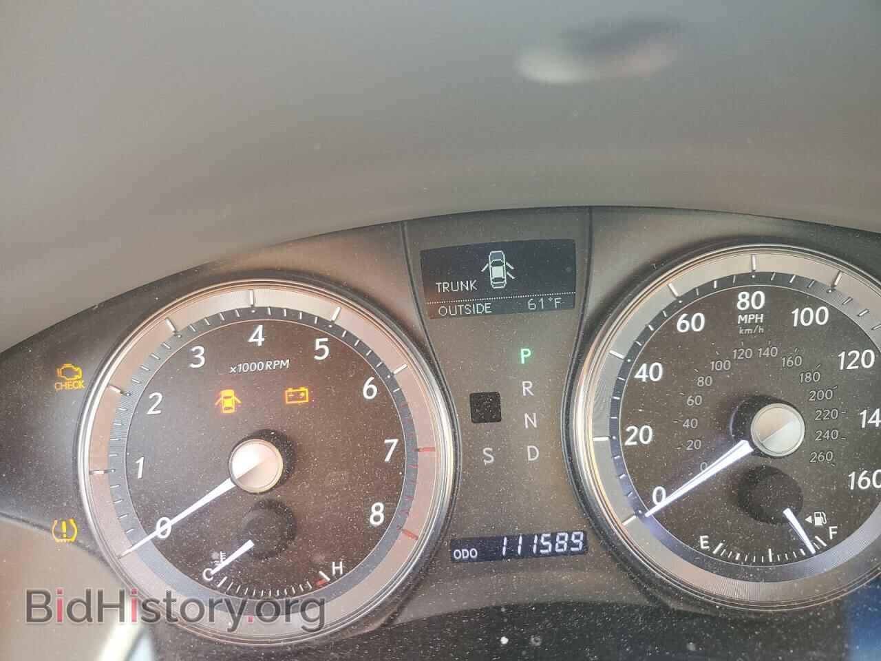 2011 LEXUS ES350 - VIN: JTHBK1EG5B2441174 - Фото 9