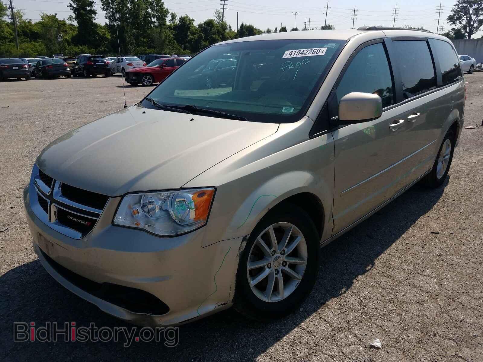 2014 DODGE CARAVAN - VIN: 2C4RDGCG6ER352610 - Фото 2