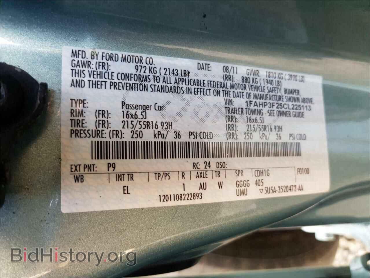 2012 FORD FOCUS - VIN: 1FAHP3F25CL225113 - Photo 10