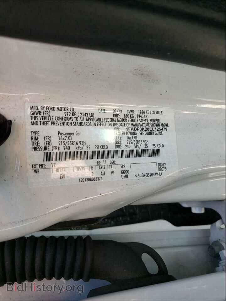 2014 FORD FOCUS - VIN: 1FADP3K28EL125479 - Photo 10
