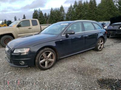 2012 Audi A4 A4 Premium, черный — VIN WAUWFAFL6CA036139, Copart