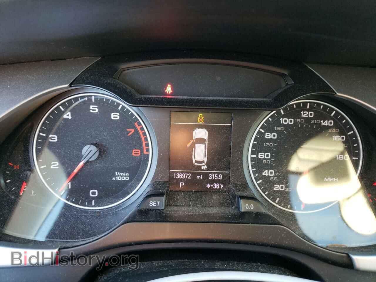 2012 AUDI A4 - VIN: WAUWFAFL6CA036139 - Фото 9