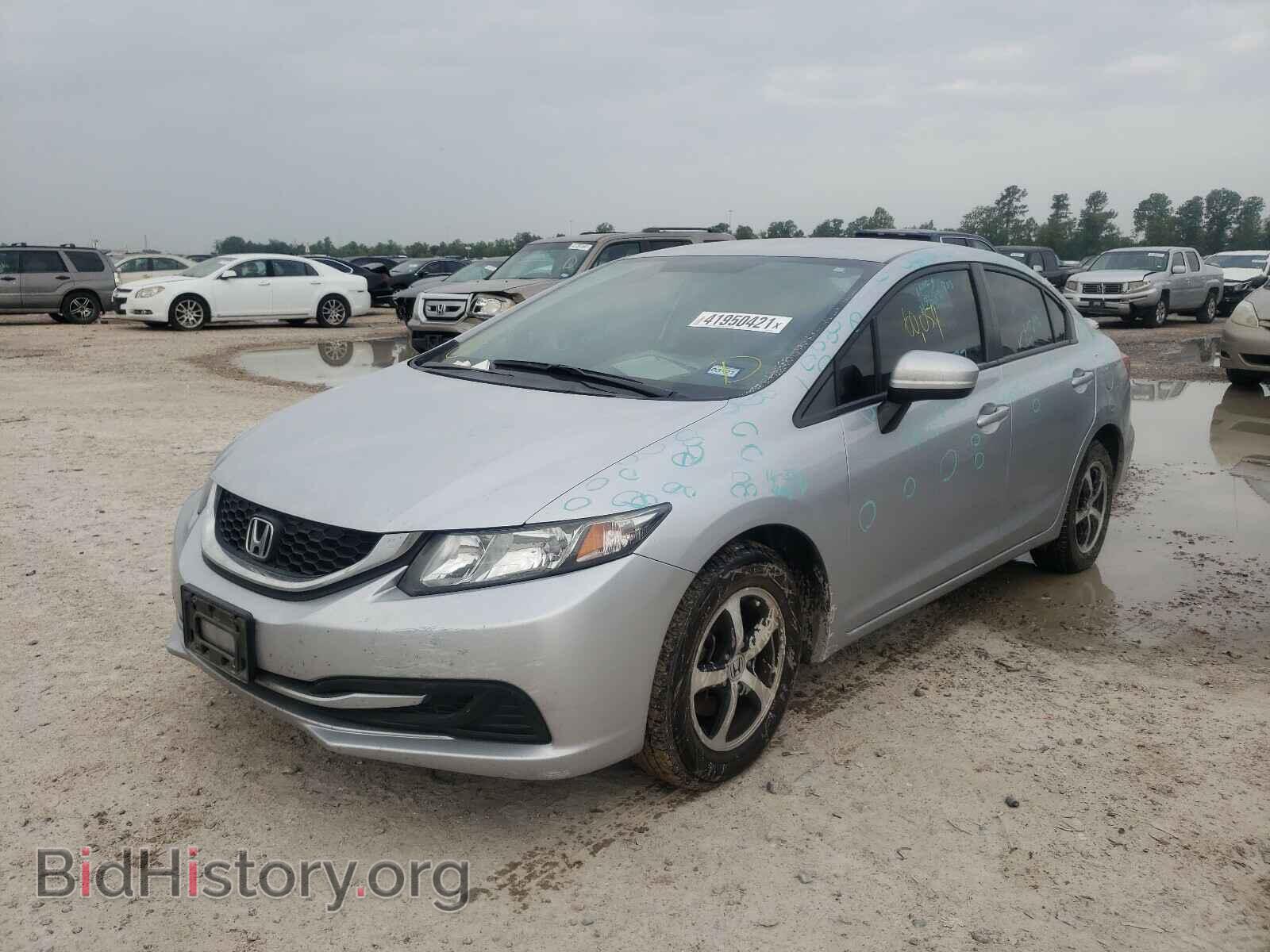 2015 HONDA CIVIC - VIN: 2HGFB2F75FH566780 - Фото 2