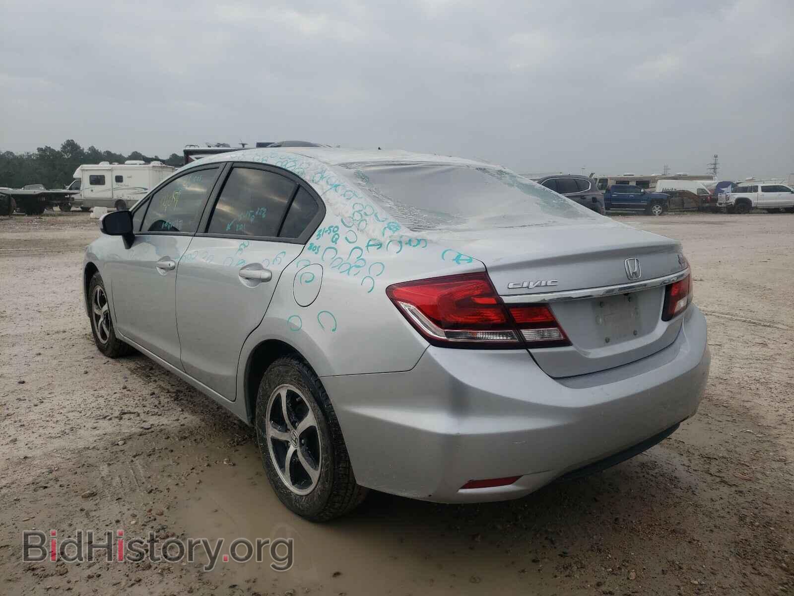 2015 HONDA CIVIC - VIN: 2HGFB2F75FH566780 - Фото 3