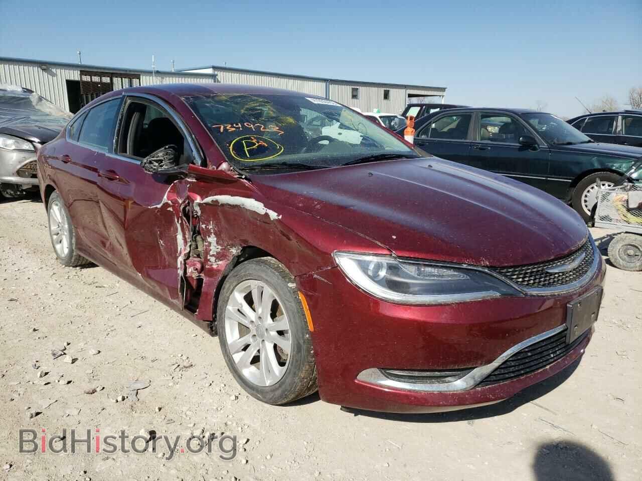 Фотография 1C3CCCAB4FN734923 - CHRYSLER 200 2015