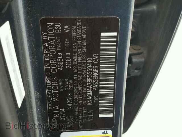 2015 KIA OPTIMA - VIN: KNAGM4A78F5559410 - Фото 10
